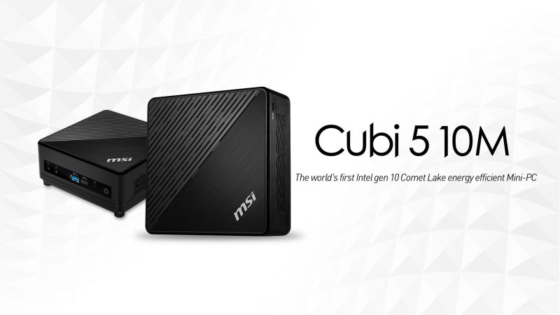 MSI推出Cubi 5 10M和新Cubi N迷你主機