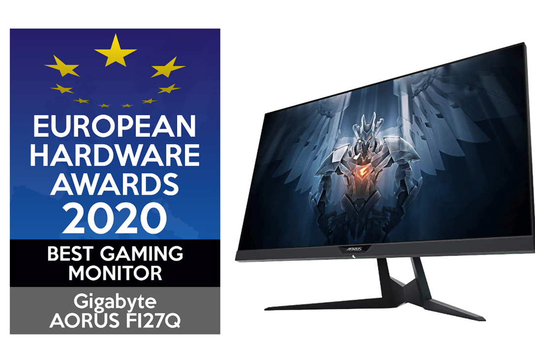 AORUS FI27Q 榮獲歐洲最佳電競螢幕大賞