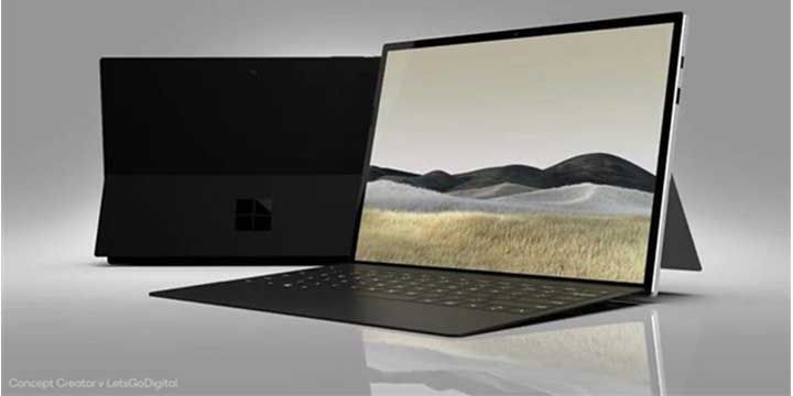 微軟Surface Pro 8外形首曝：輕薄窄邊框、顏值大增