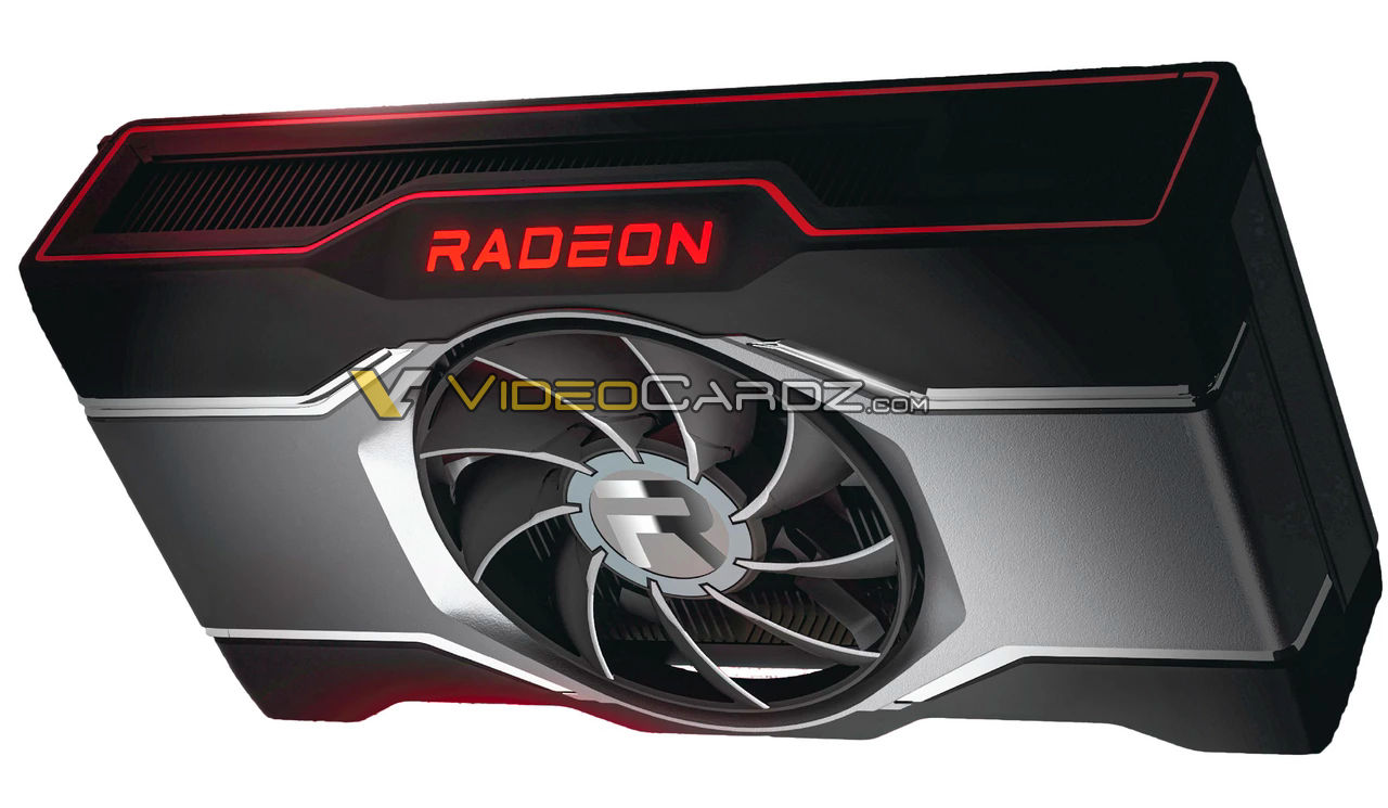AMD Radeon RX 6600 XT 渲染圖曝光
